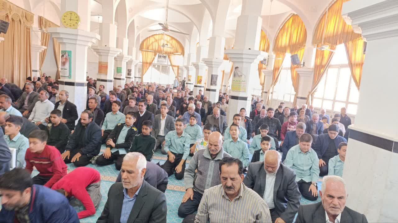 نماز عبادی سیاسی جمعه در شهرستان خلیل آباد 