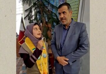 حضور دانش‌آموزان شهرستان سربند در راهپیمایی روز دانش‌آموز