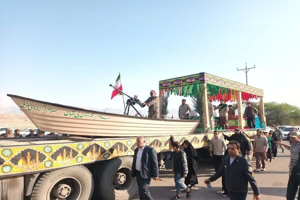 تشییع پیکر پاک شهید گمنام پدافندهوایی در بهبهان