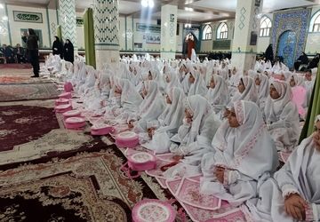 جشن تکلیف دختران شهرستان بستان‌آباد 