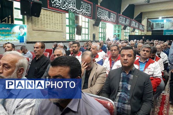 بزرگداشت سالروز شهادت شهیدان رجایی و باهنر و یادبود شهدای خدمت در ورامین 