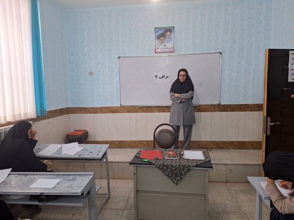 امتحانات نوبت اول در مدرسه برادران رحمانی خلیل آباد