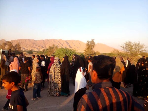 ورود پیکر شهید گمنام به روستای لاور 