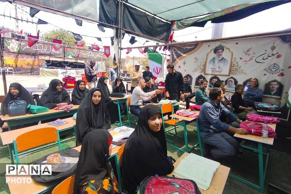 خدمت رسانی اداره آموزش و پرورش کهریزک در موکب عشاق الحسین اربعین