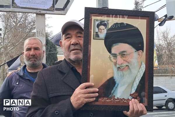تشییع پیکر مطهر شهدای وطن در گلزار شهدای شهرستان ملارد