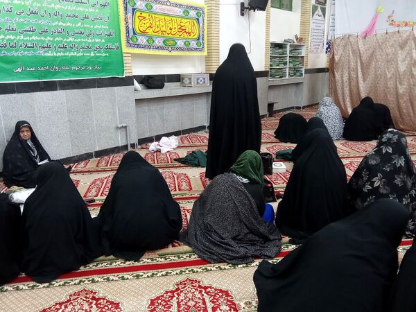 مراسم اعمال شب نیمه شعبان در مسجد جامع شهر کندر