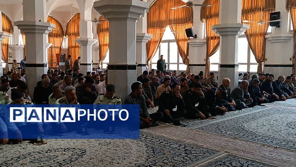 مراسم یادواره شهدای خدمت به‌مناسبت هفته دولت در شهرستان خلیل آباد 