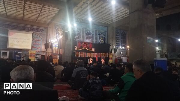 مراسم شب ۱۹ ماه رمضان در مسجد جامع نیشابور 