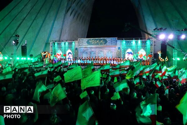 خروشان جمعیت در سراسر مناطق تهران