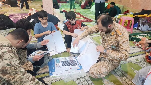 جلوه‌هایی از اعتکاف پسران آشخانه 