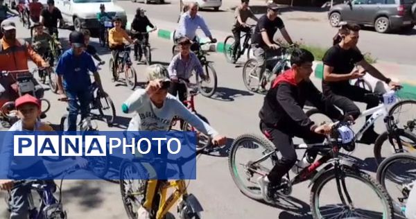 برگزاری همایش دوچرخه‌سواری در شهرستان باخرز 