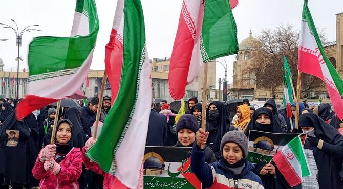 حضور نوجوانان همدان  در روز جهانی قدس