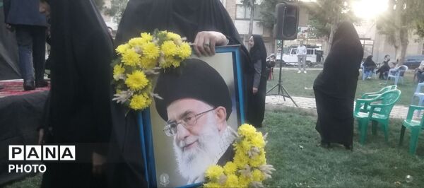 آیین وداع با رهبر شهید انقلاب در بام ایران