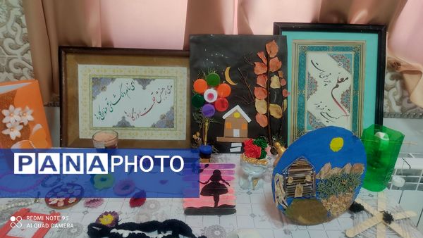نمایشگاه صنایع دستی در دبستان احمدی مقدم چلیچه