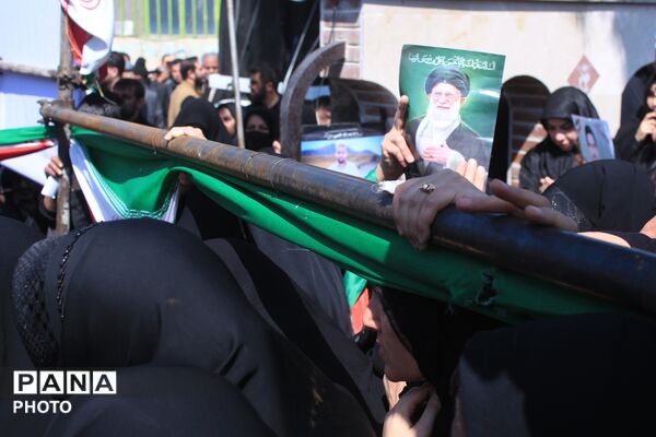 تشییع پیکر شهید سرگرد «جواد عبدی» در حملات آمریکایی - صهیونی