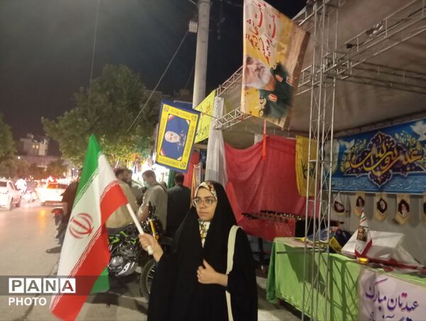  مراسم عید غدیر و سالروز رحلت امام خمینی (ره)با همکاری آموزش و پرورش ناحیه شش  