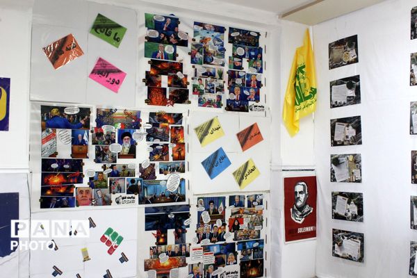  نمایشگاه فرهنگی هنری در هنرستان شهدای گمنام پرند