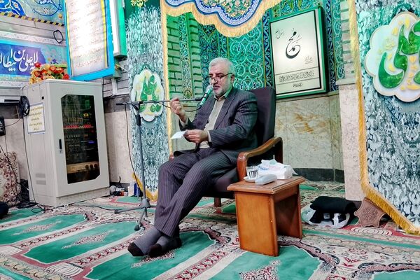 حضور دانش‌آموزان معتکف ناحیه دو شهرری در جلسات بصیرتی
