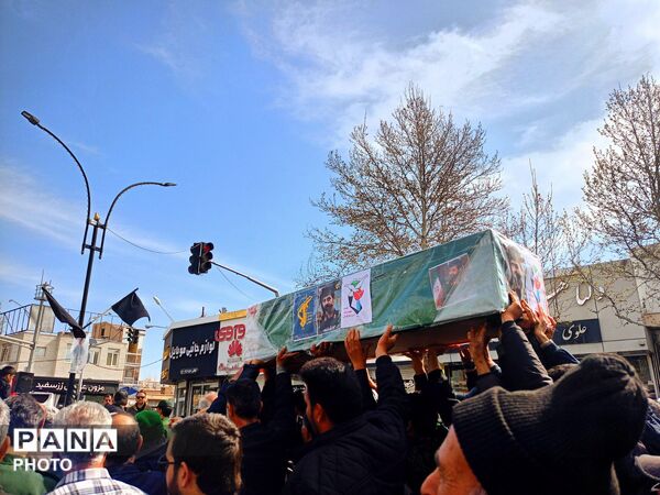 تشیع پیکر مطهر سردار شهید غلامرضا محمد زاده