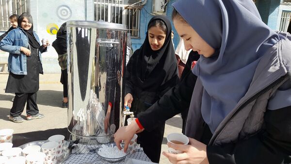 بزرگداشت شهید مقاومت سید حسن نصرالله در دبیرستان صفورا ۲ مشهد