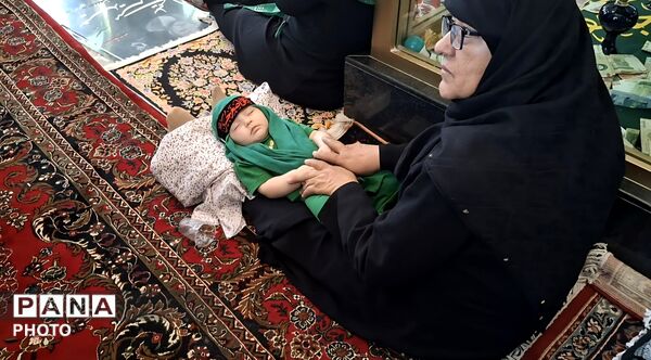 آیین شیرخوارگان حسینی در امام‌زاده احمد و محمود نظرآباد 