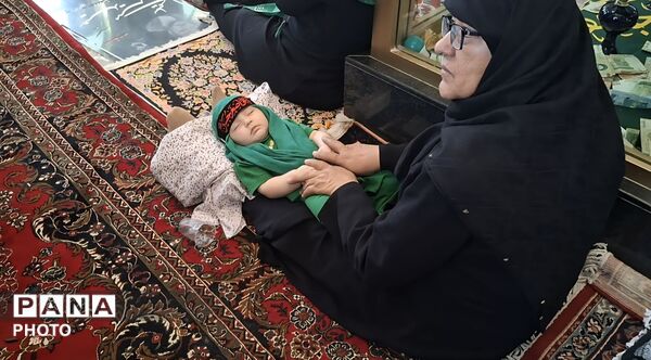 آیین شیرخوارگان حسینی در امام‌زاده احمد و محمود نظرآباد 