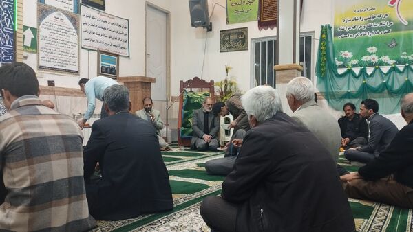 مراسم عید مبعث در مسجد النبی خلیل آباد