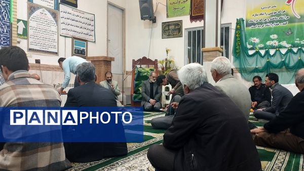 مراسم عید مبعث در مسجد النبی خلیل آباد