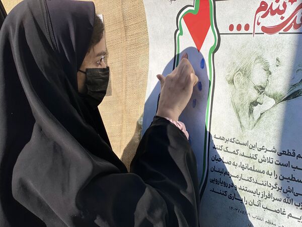 مراسم استقبال از شهید گمنام در شهرستان مه‌ولات