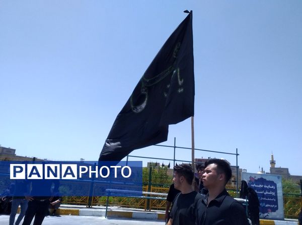 حضور هیئت های عزاداری سید الشهدا در حرم مطهر رضوی