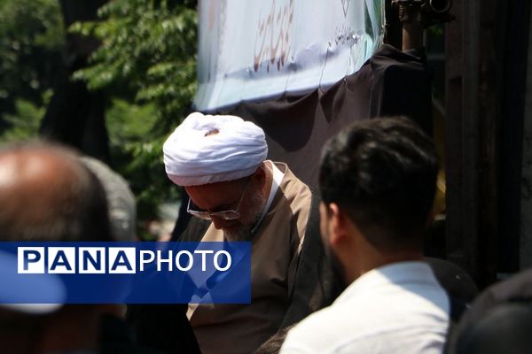 وداع با پیکر مطهر شهید حسین امیرعبدالهیان در شهرستان ری