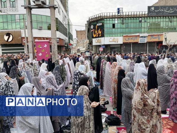  نماز عید فطر در شهرستان آبیک