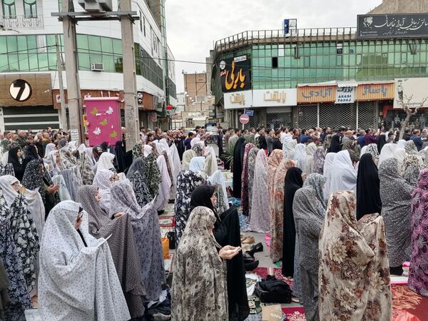 نماز عید فطر در شهرستان آبیک