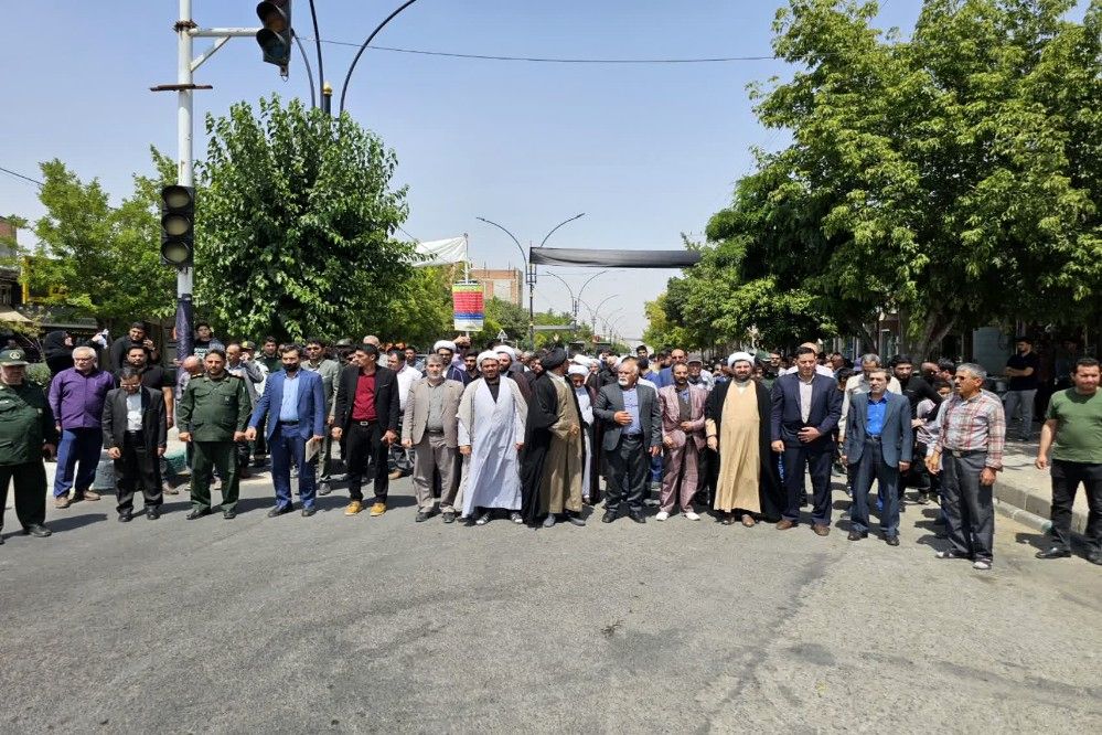 خروش مردم شهرستان فاروج در حمایت از مردم غزه