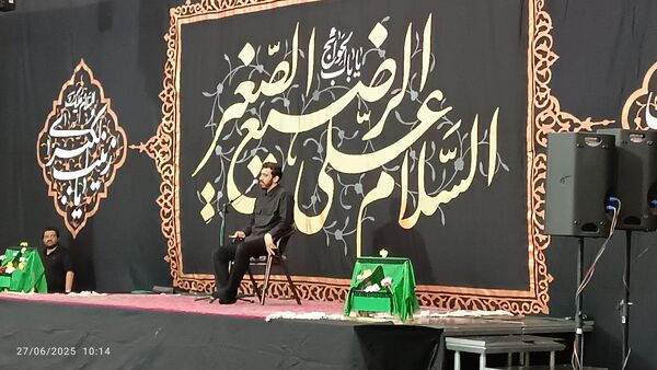 زمزمه‌های «یا علی‌اصغر(ع)» در مصلی زنجان طنین‌انداز شد