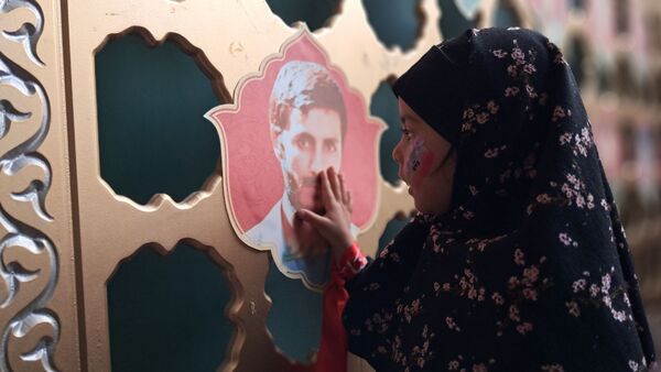 گردهمایی باشکوه بانوان مشهدی در اجتماع "یک ایران یک زینب" در حرم مطهر رضوی
