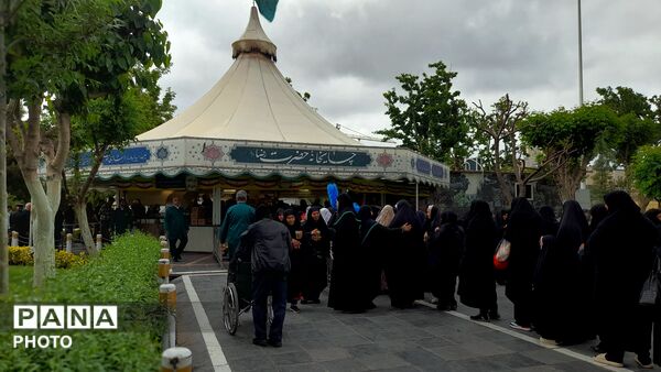 حرم نورانی و دل‌های مشتاق در کنار امام رضا (ع)