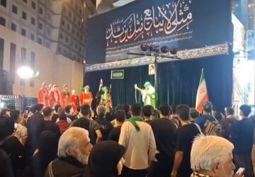 شور و نوای عزاداری ایام اربعین در عراق