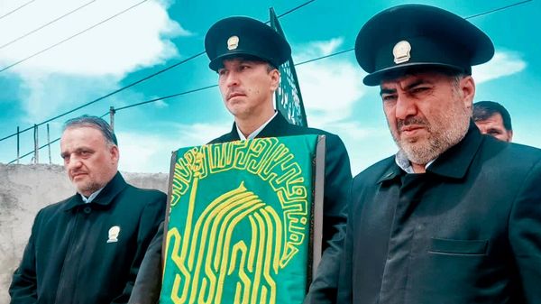 ورود پرچم متبرک حرم رضوی به شهرستان مارگون