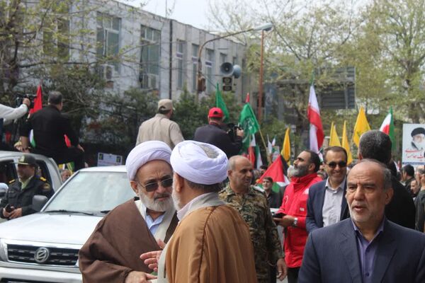 راهپیمایی روز جهانی قدس در ساری