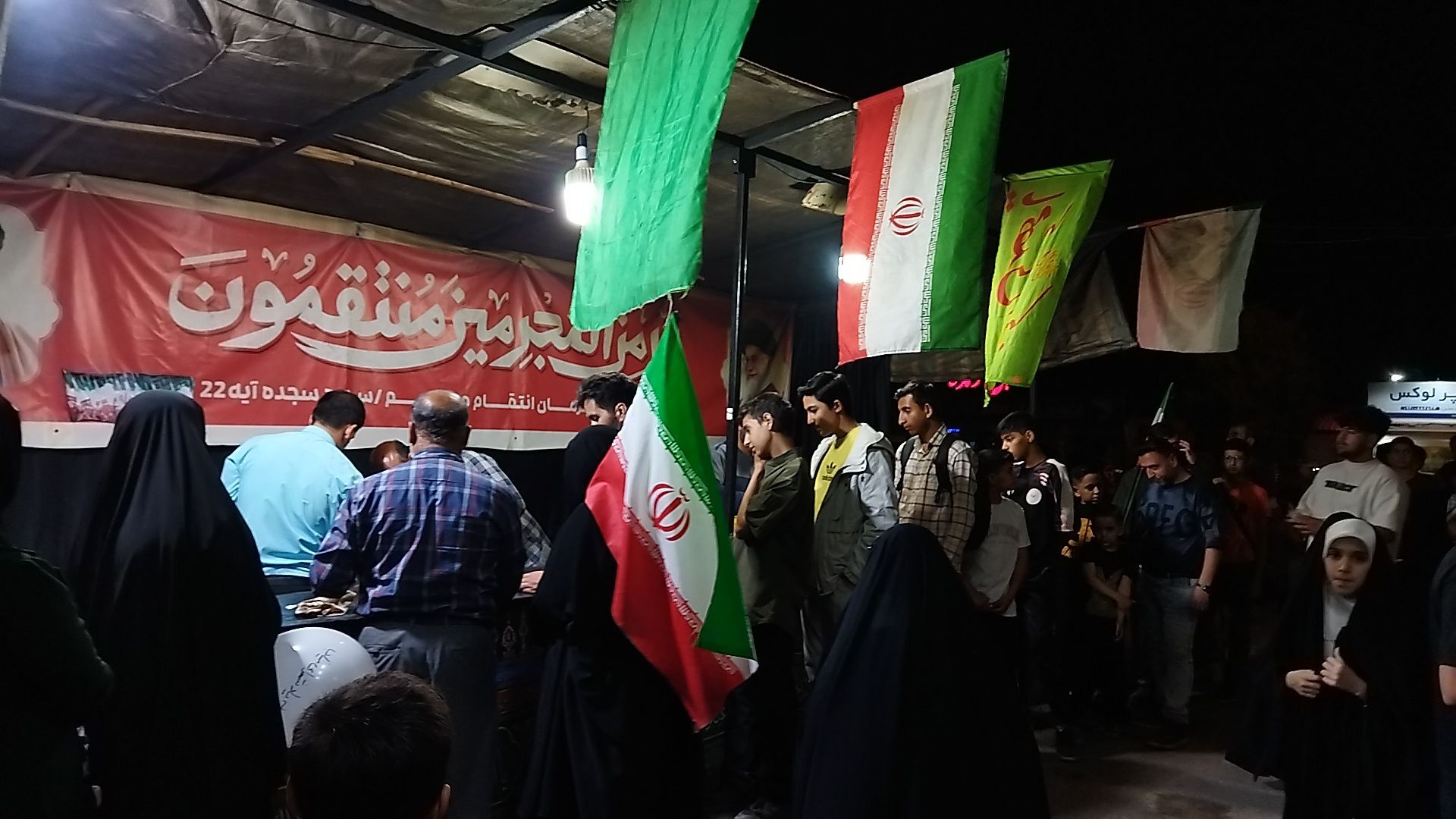 موکب پارک دانشجو در شصت و هفتمین شب از اجتماعات مردمی نیشابور 