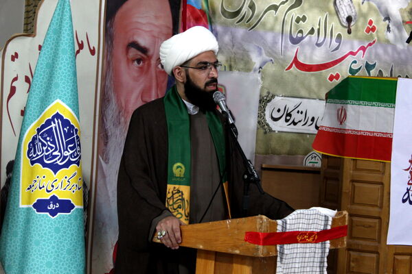 حضور کاروان آستان خورشید در شهر درق