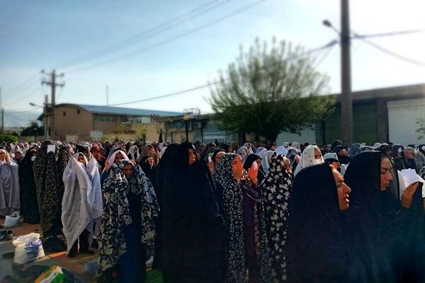 اقامه نماز عید سعید فطر در باشت