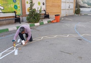 شروع  پروژه مهر دبیرستان زینبیه۲  شهریار جهت آماده سازی محیط مدرسه برای آغاز سال تحصیلی جدید