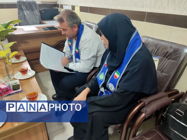 حضور ارزیابان کشوری سازمان دانش‌آموزی در مدارس قائمشهر