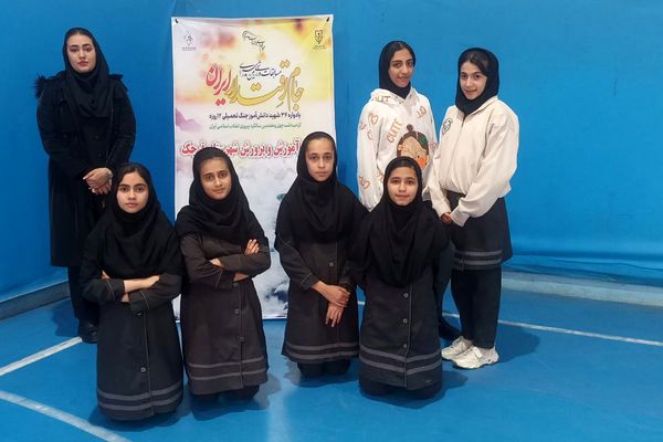 مسابقات ورزشی بین مدرسه‌ای داژبال در شهرستان قرچک