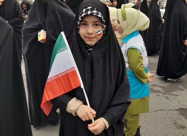 راهپیمایی مردم جعفرآباد قم در جشن سالگرد پیروزی انقلاب