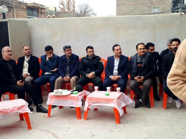 حضور سرپرست فرمانداری سملقان در خانه سالمندان این شهر