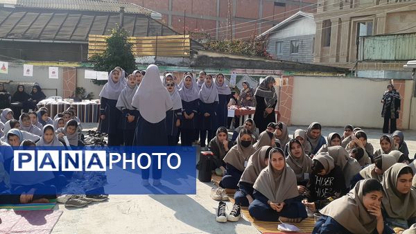 جشن هفته مازندران در دبیرستان نجم قائمشهر