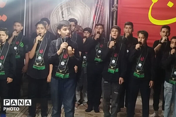 سوگ شب هشتم محرم در جوار مزار شهید گمنام آموزش و پرورش فارس